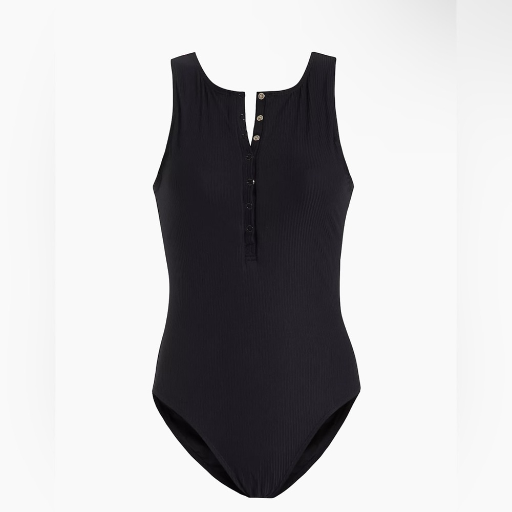 Andie Swim ‘The Malibu’ | Black - Ribbed | NWT - Current Style - Picture 6 of 16